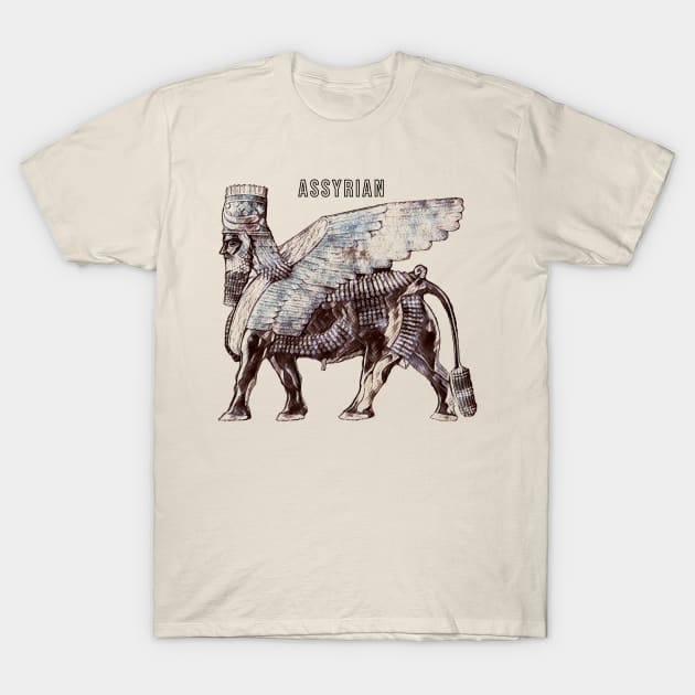 Assyrian Lamassu T-Shirt by doniainart